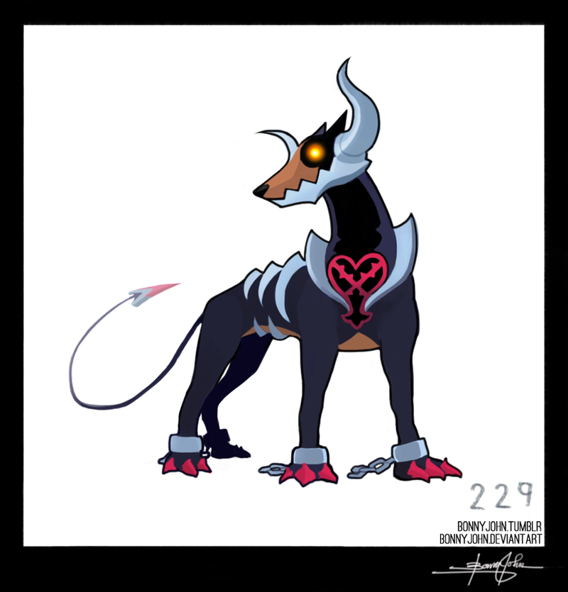 Illustration for article titled Heaven's Horror...Houndoom! Â Pokemon One a Day, Series 2!